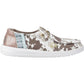 HEYDUDE Women's Wendy Disco Cow Shoes in Tan