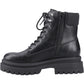 Rocket Dog Danie Faux Leather Women's Black Heeled Mid Calf Boots