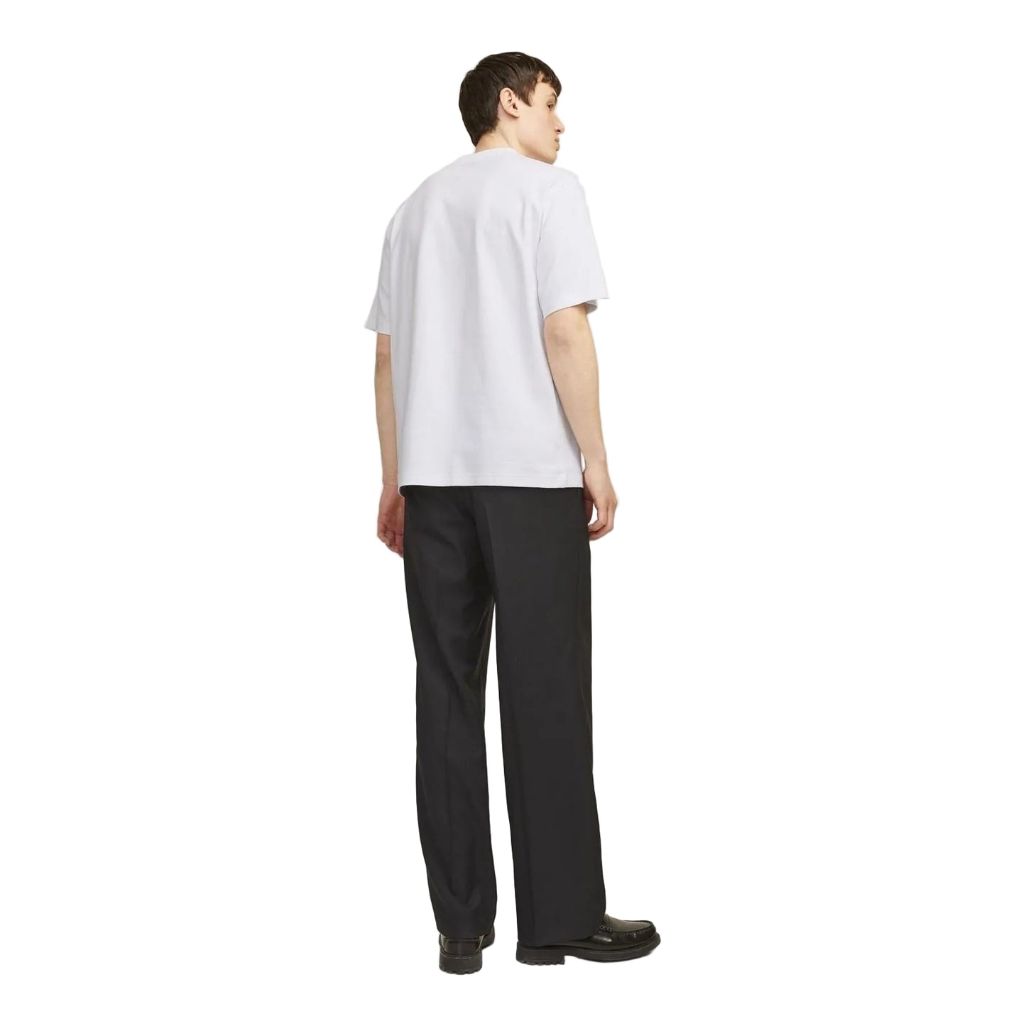 Jack & Jones Chad Branding Cotton Men's White T-Shirt