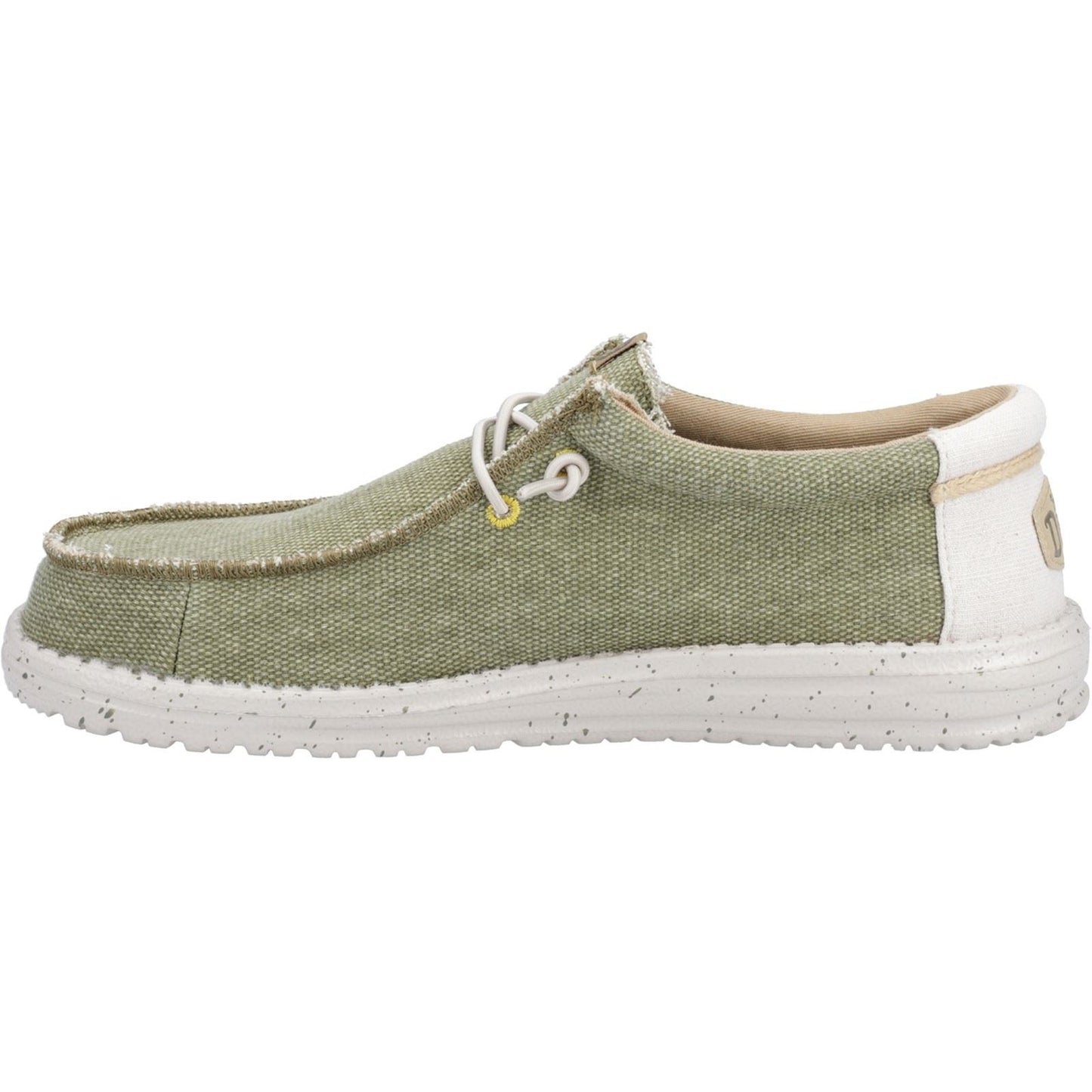 HEYDUDE Men's Wally Coastline Jute Shoe in Olive