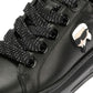 Karl Lagerfeld Kapri Lug Karl NFT Lo Lace Leather Women's Black Trainers