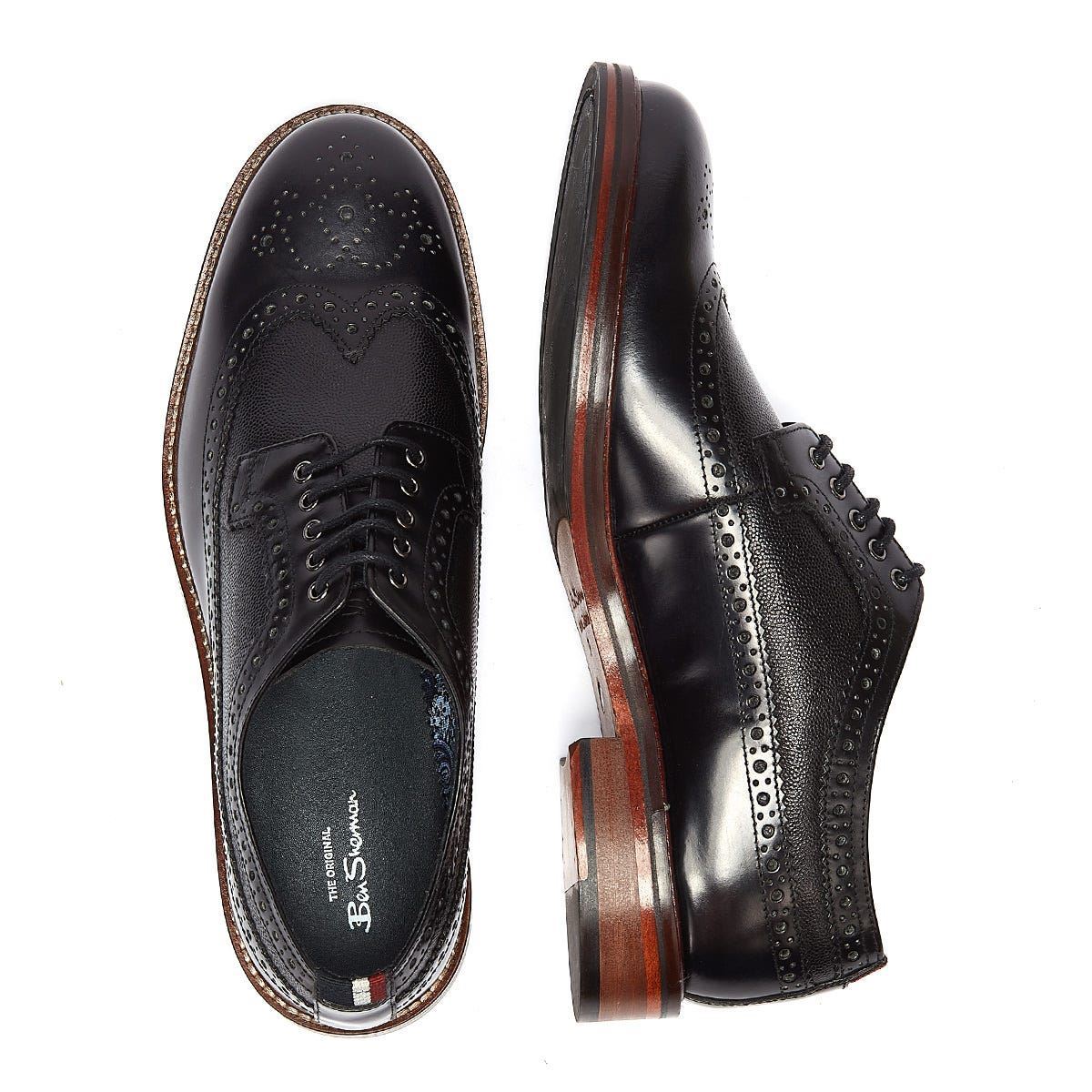 Ben Sherman - BS12501 MENS ARCHIE BROGUE BLACK