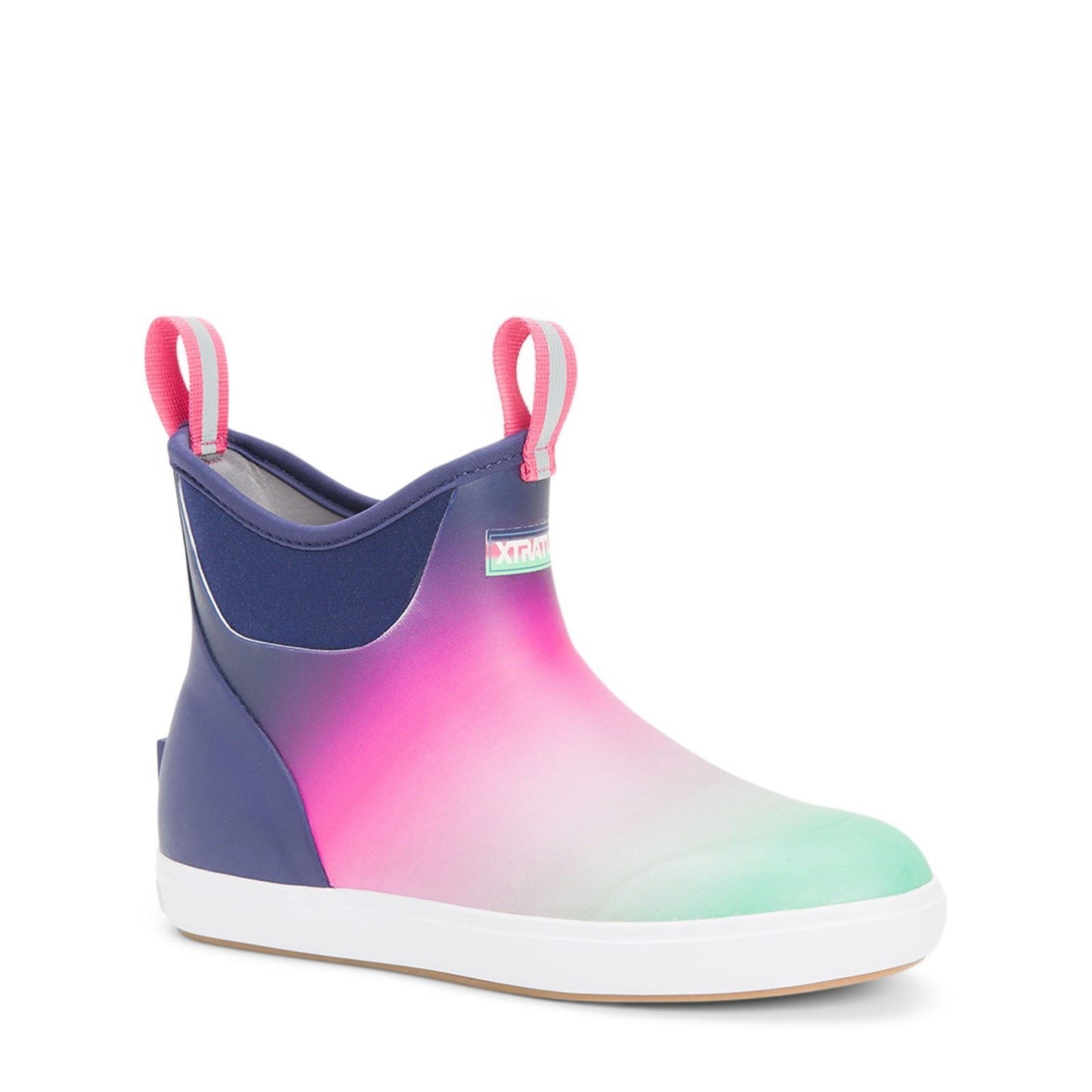 Xtratuf Women's Ankle Deck Boot in Purple Aurora