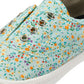 Penguin Anita Canvas Women's Sage Floral Pumps