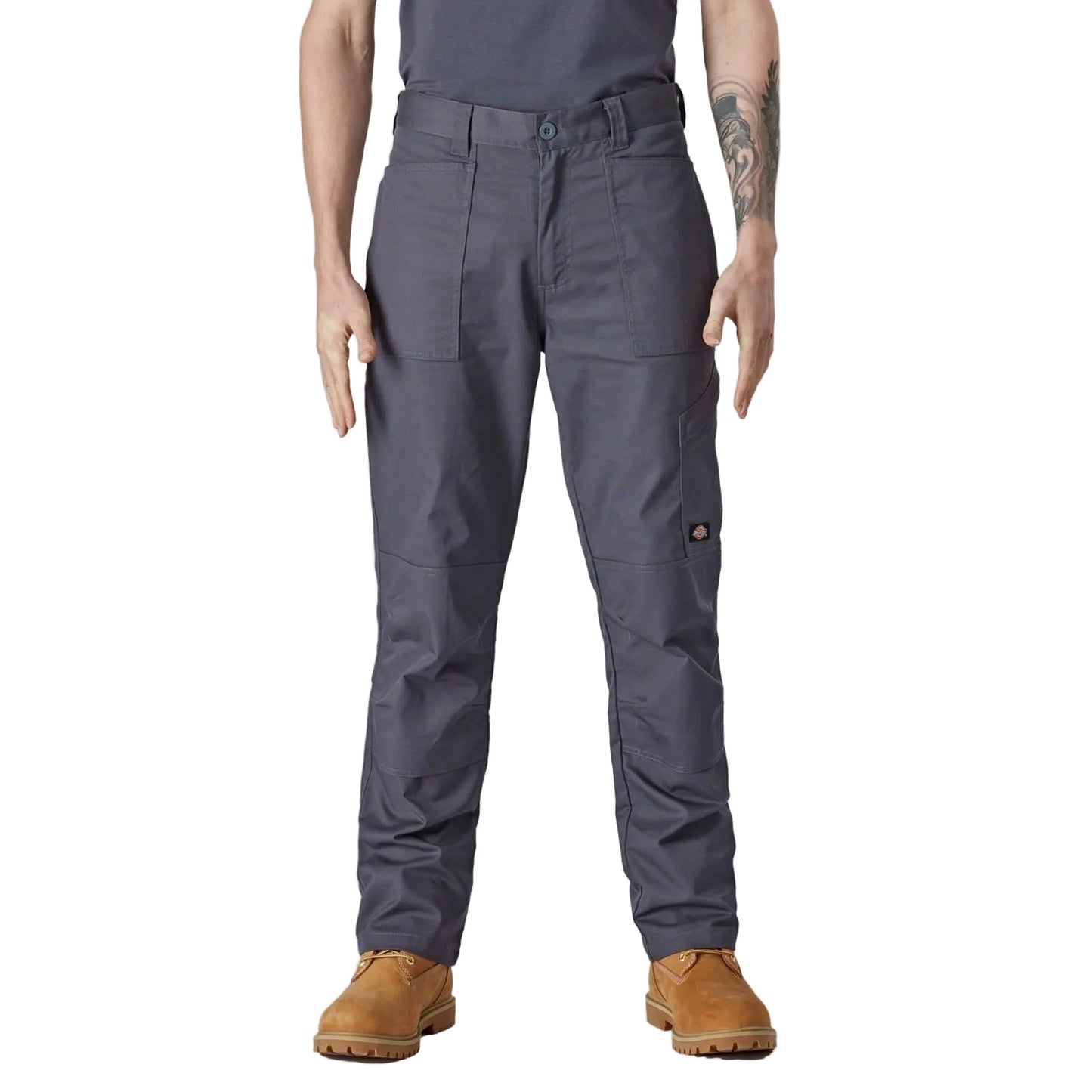 Dickies Action Flex Polyester Men's Grey Outdoor Trousers
