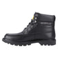 CAT Lifestyle Colorado Moc Toe Leather Men's Black Ankle Boots