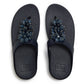 Fitflop Fino Toe-Post Polyurethane Women's Midnight Navy Sandals