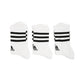Adidas 3-Stripes 3 Pack White/Black Crew Socks