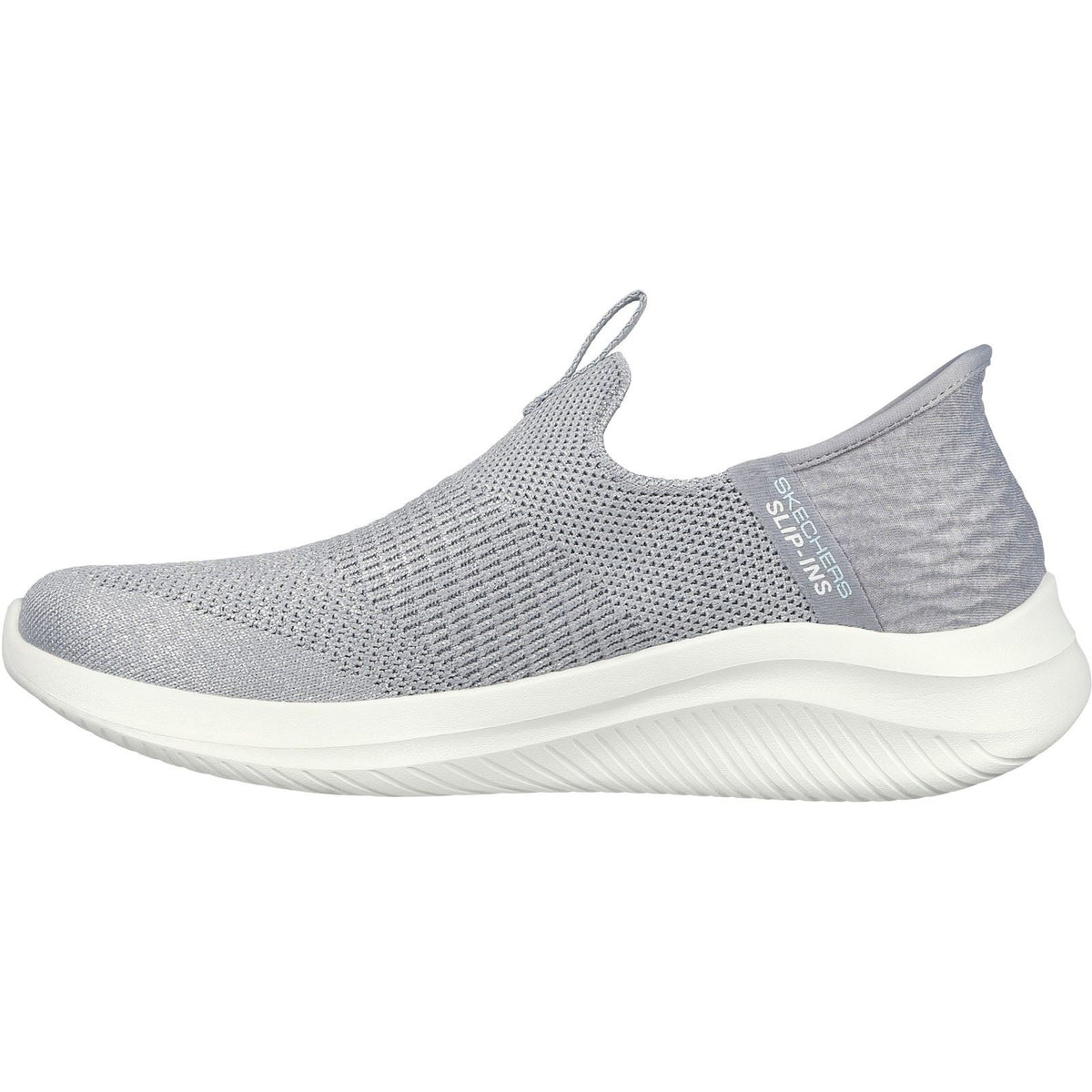 Skechers Women's Ultra Flex 3.0 Smooth Step Shoes in Light Grey