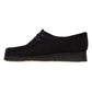 Clarks Originals Wallabee Suede Womens Black Shoes