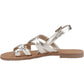 Hush Puppies Hope Leather Women's Gold Sandals