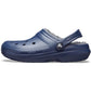 Crocs Unisex Classic Lined Clog in Navy/Charcoal