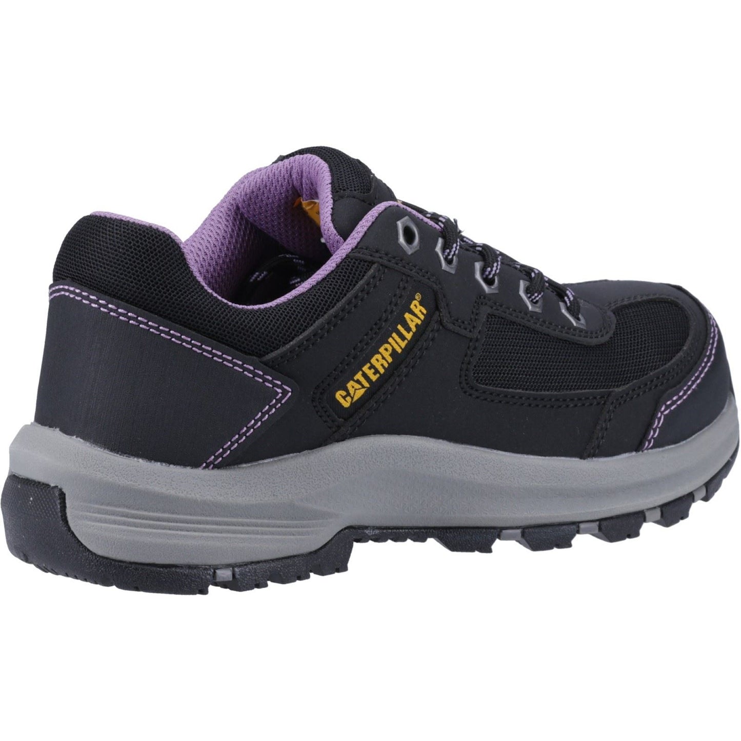 Caterpillar Women's Elmore Work Shoe in Black/Lilac