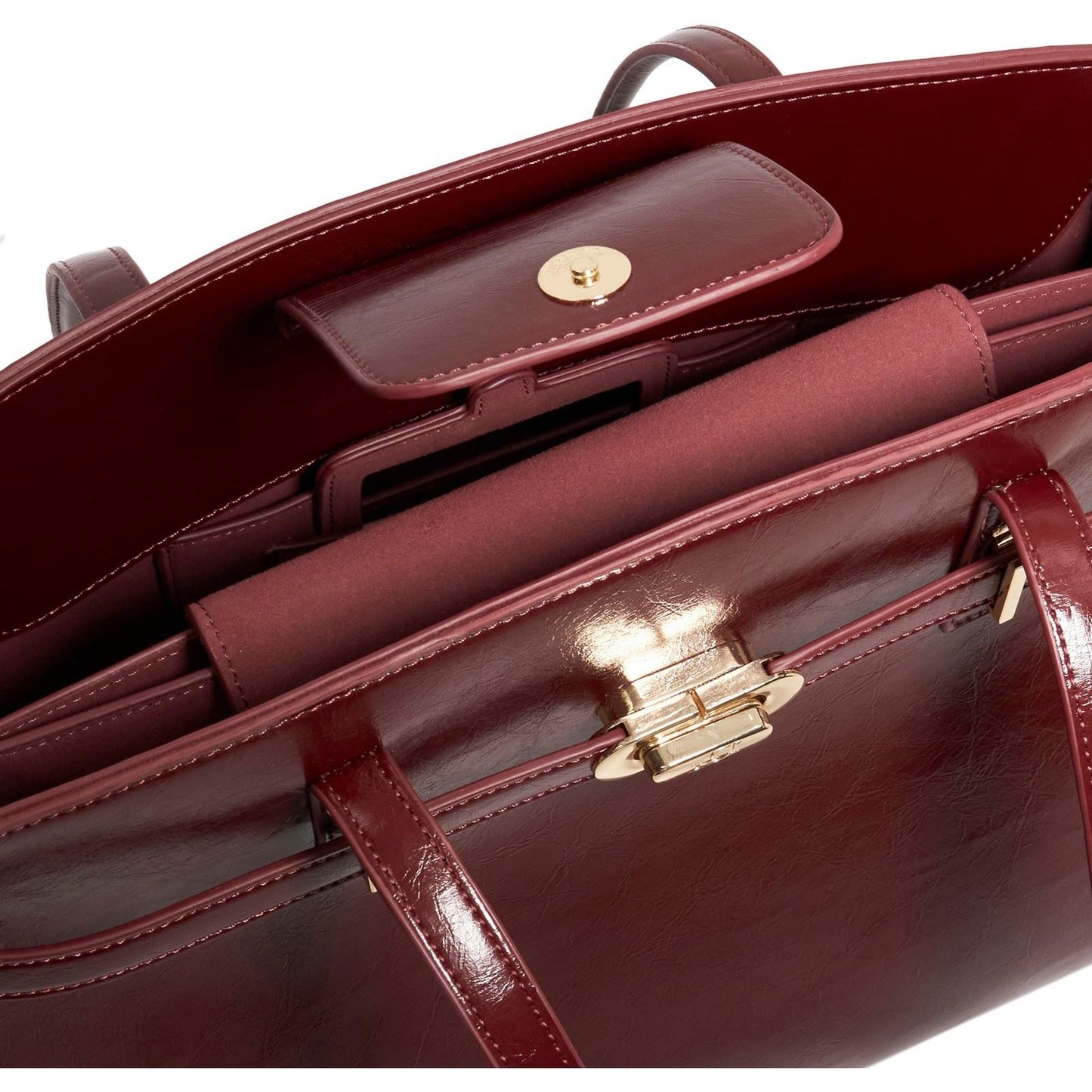Dune Define Women's Red Top-Handle HandBag