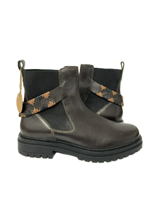 Osprey London The Guildford Chelsea Leather Women's Chocolate Boots