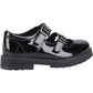 Hush Puppies Ella Patent Leather Junior Black Shoes