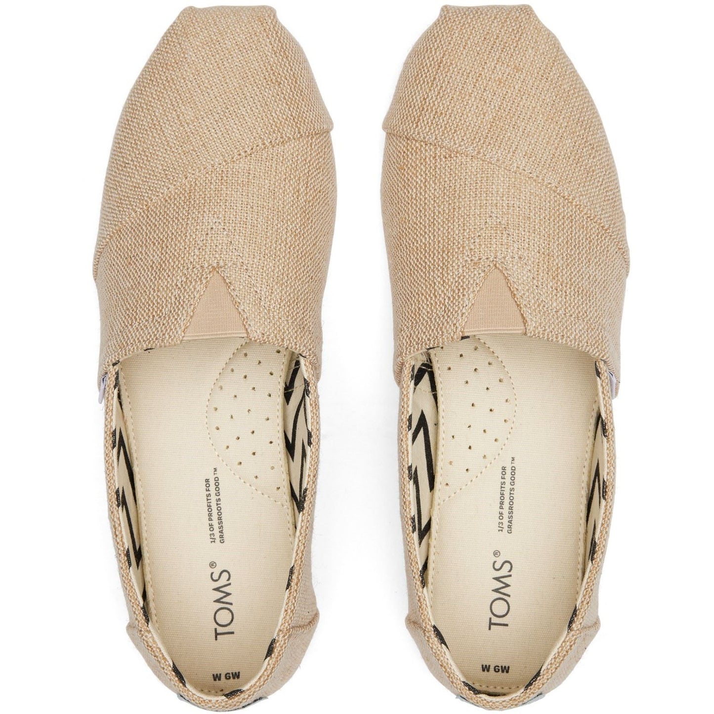 TOMS Women's Alpargata Shoe in Natural
