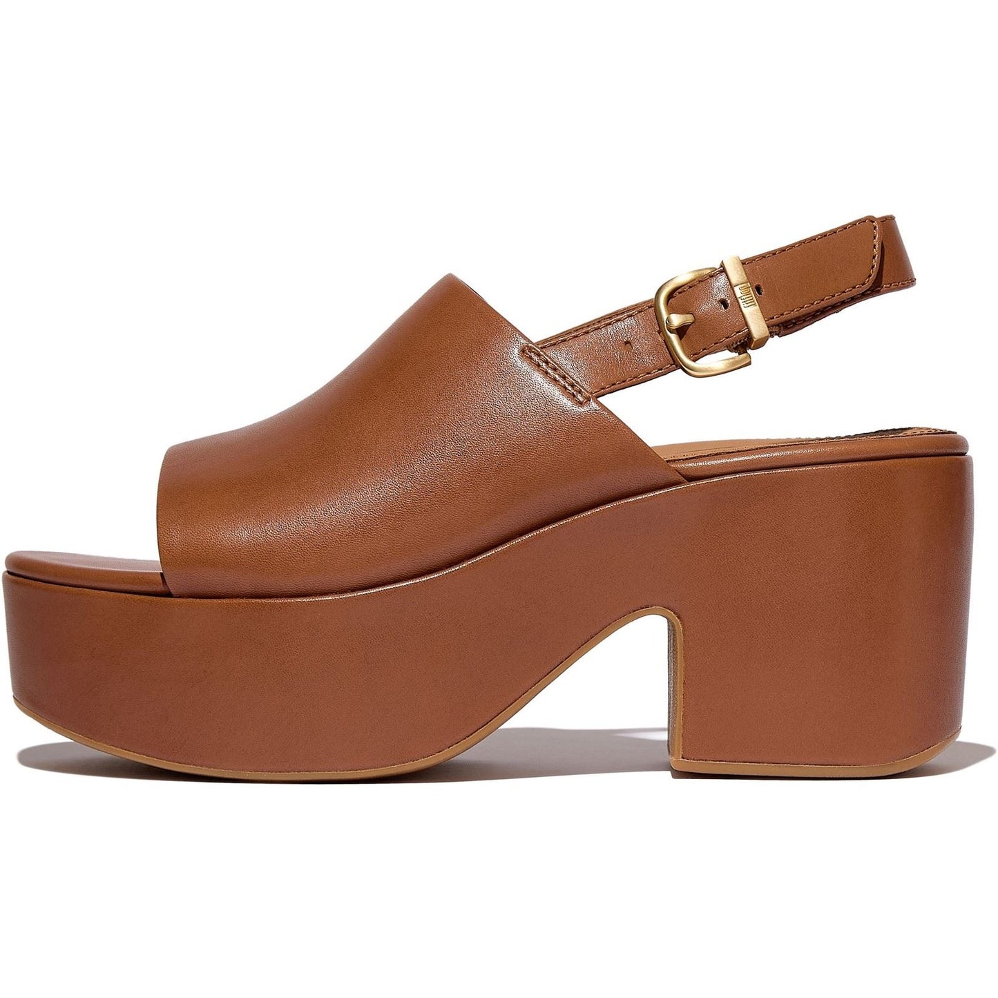 Fitflop Platfforms Heeled Backstrap Leather Women's Sandals
