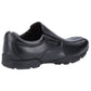 Hush Puppies Elijah Youth Boys Black Leather Loafers