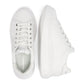 Karl Lagerfeld Kapri Signia Emboss Lo Lace Leather Women's White Trainers