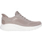 Skechers Women's BOBS Sport Squad Chaos Shoe in Taupe