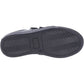Hush Puppies Santos Junior Boys Black Leather Shoes