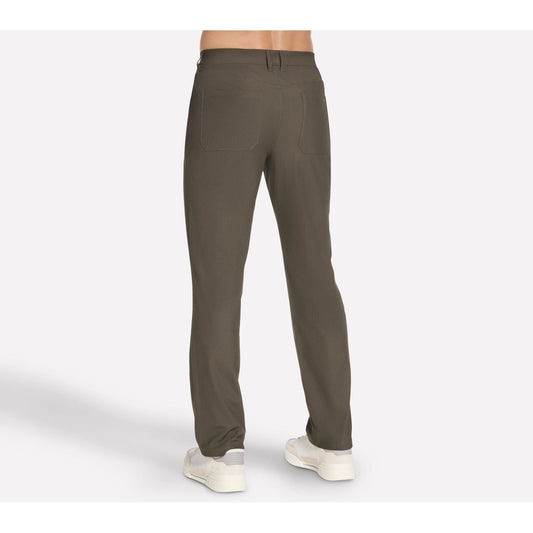 Skechers Premium 5 Pocket Polyester Men's Olive Chino Trousers