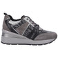 Geox Women's D ZOSMA B SNEAKERS in Dark Grey