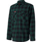 Hard Yakka Men's Long Sleeve Check Flannel Shirt in Green