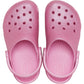 Crocs Classic Glitter Thermoplastic Kids Pink Tweed Glitter Loafers