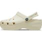 Crocs Women's Classic Platform Clog in Bone
