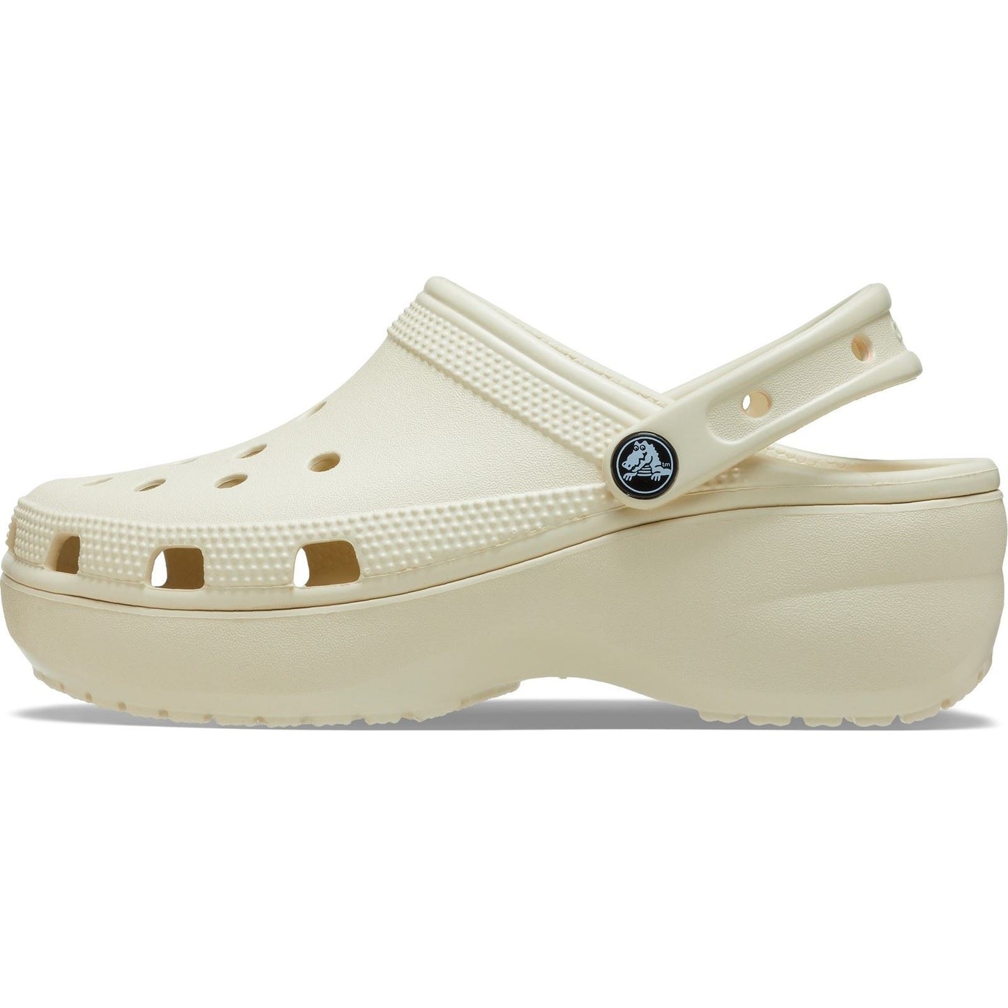 Crocs Women's Classic Platform Clog in Bone