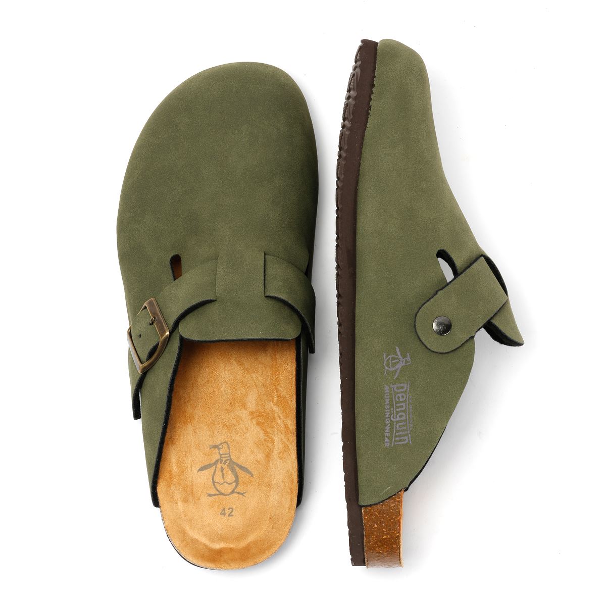 Penguin Pappy Men's Khaki Mules