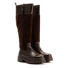 Osprey London The Bramble Tall Leather Women's Chocolate Burnish Boots