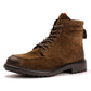 Osprey London The Pentney Waxed Suede Men's Khaki Boots