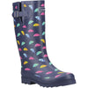 Cotswold Cleeve Tall Rubber Women's Navy Wellington Boots