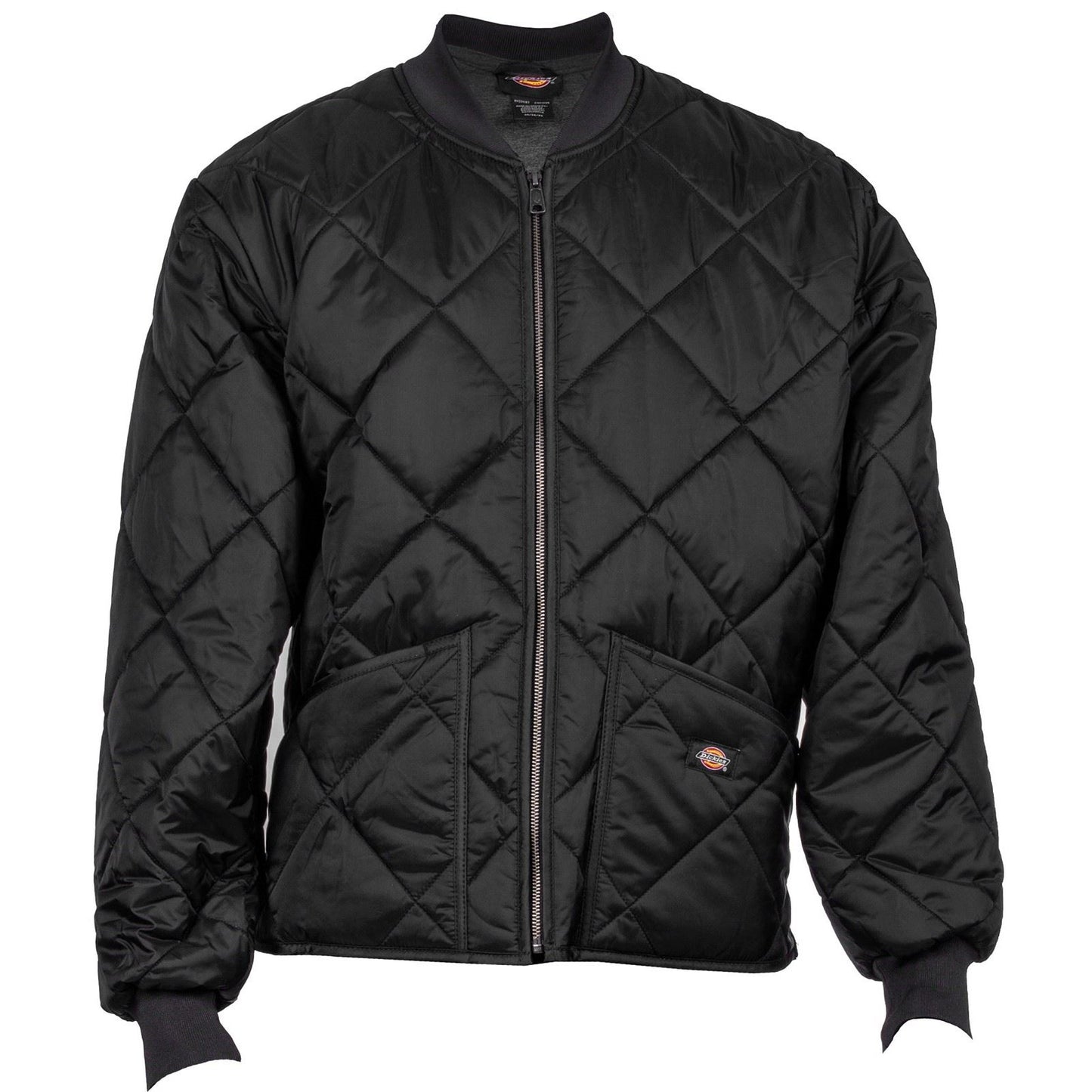 Dickies Men's Diamond Quilted Nylon Jacket in Black