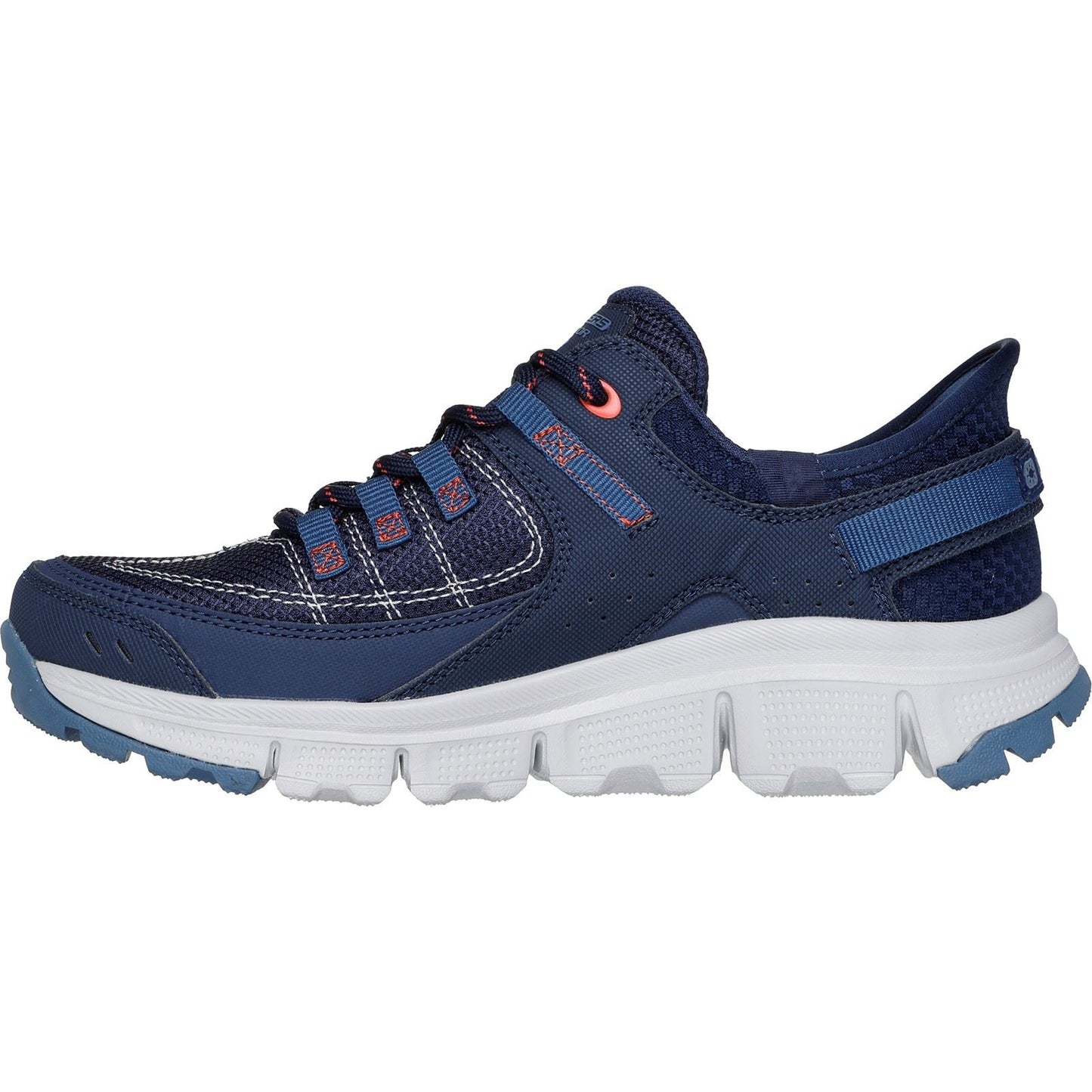 Skechers Women's Summits AT Hiking Shoes in Navy/Coral