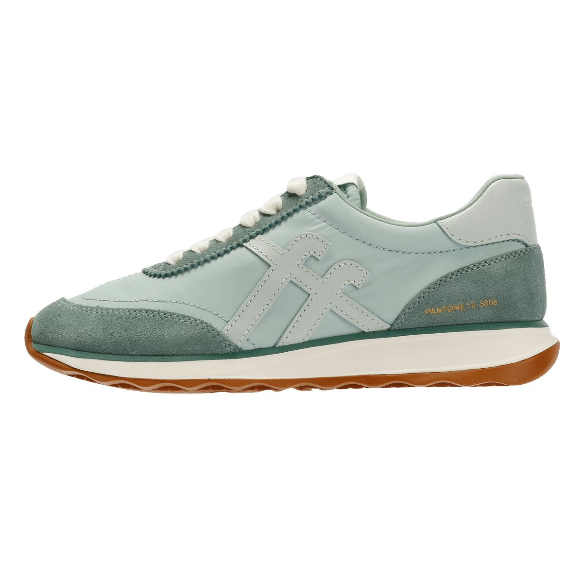 FitFlop X Pantone Retro-Q Suede Women's Green Trainers