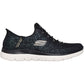 Skechers Summits Lunar Glow Textile Women's Black/Gold Trainers