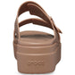 Crocs Women's Brooklyn Sandal Low in Latte