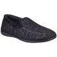 Cotswold Men's Stanley Loafer Slipper in Black
