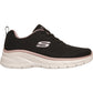 Skechers Fashion Fit 2.0 Polyester Women's Black /Rose Gold Trainers