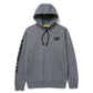 Caterpillar Men's Trademark Banner Hooded Sweatshirt in Dark Grey