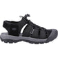 Hush Puppies Peru Polyurethane/Webbing Men's Black Sandals