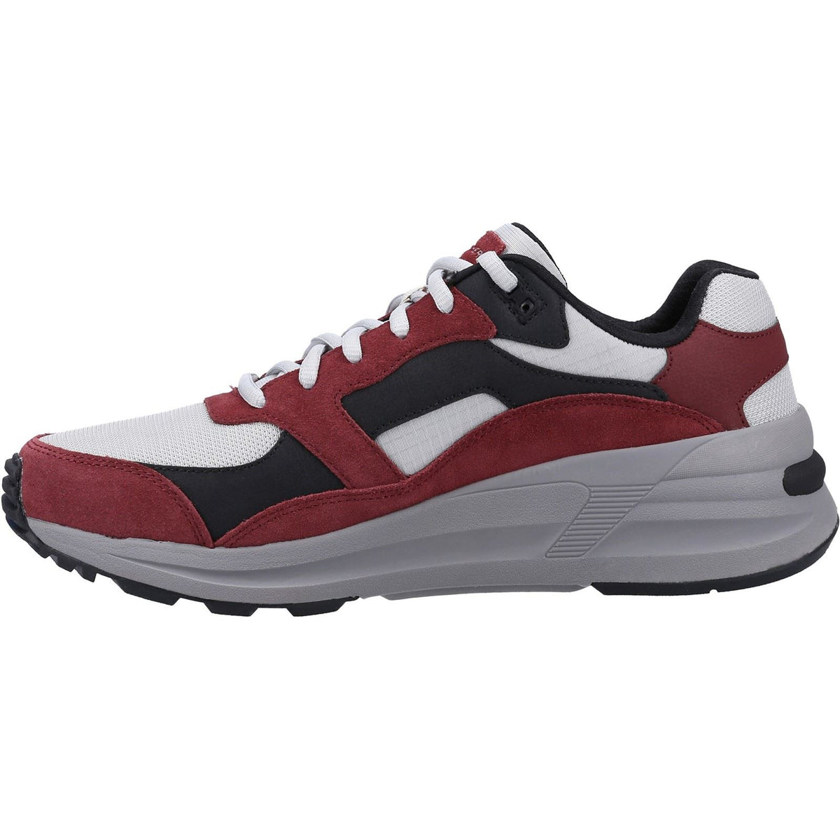 Skechers Men's Global Jogger Shoe in Burgundy