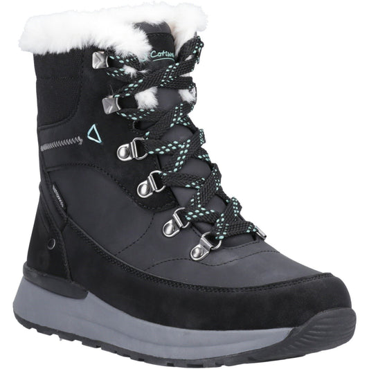 Cotswold Sheephouse Textile Women's Black Hiking Boots