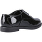 Hush Puppies Nellie Patent Leather Junior Black Oxford Shoes