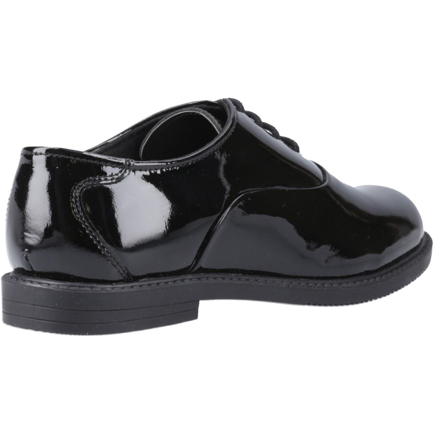 Hush Puppies Nellie Patent Leather Junior Black Oxford Shoes