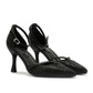 French Connection Nina Rhinstone Stilleto Women's Black Heels